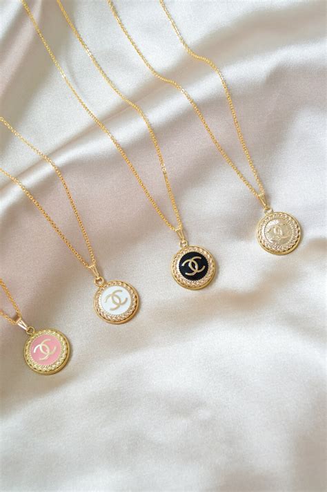 vintage chanel button jewelry|Chanel buttons on etsy.